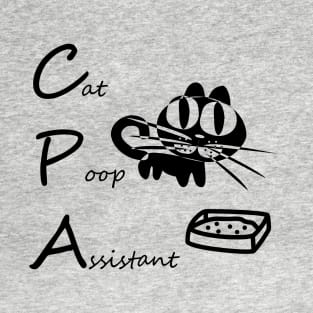 Cat Poop Assistant CPA T-Shirt